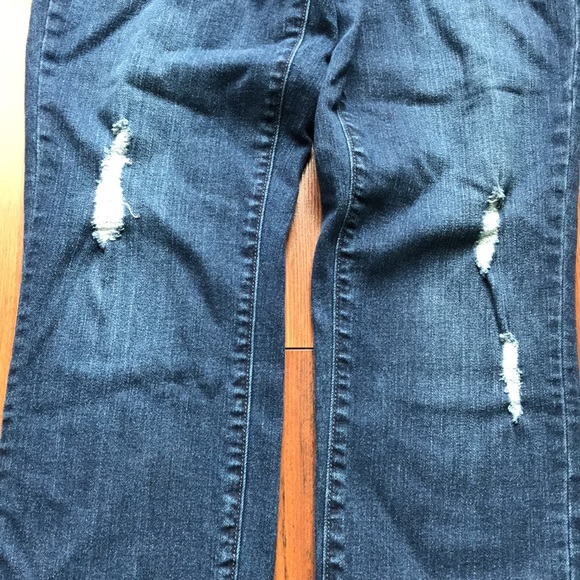 🖤🖤Ann Taylor Loft Modern Skinny Ankle Distressed Denim Jeans🖤🖤 - Picture 7 of 11